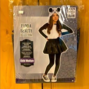 Panda Beauty Halloween Costume Child Medium